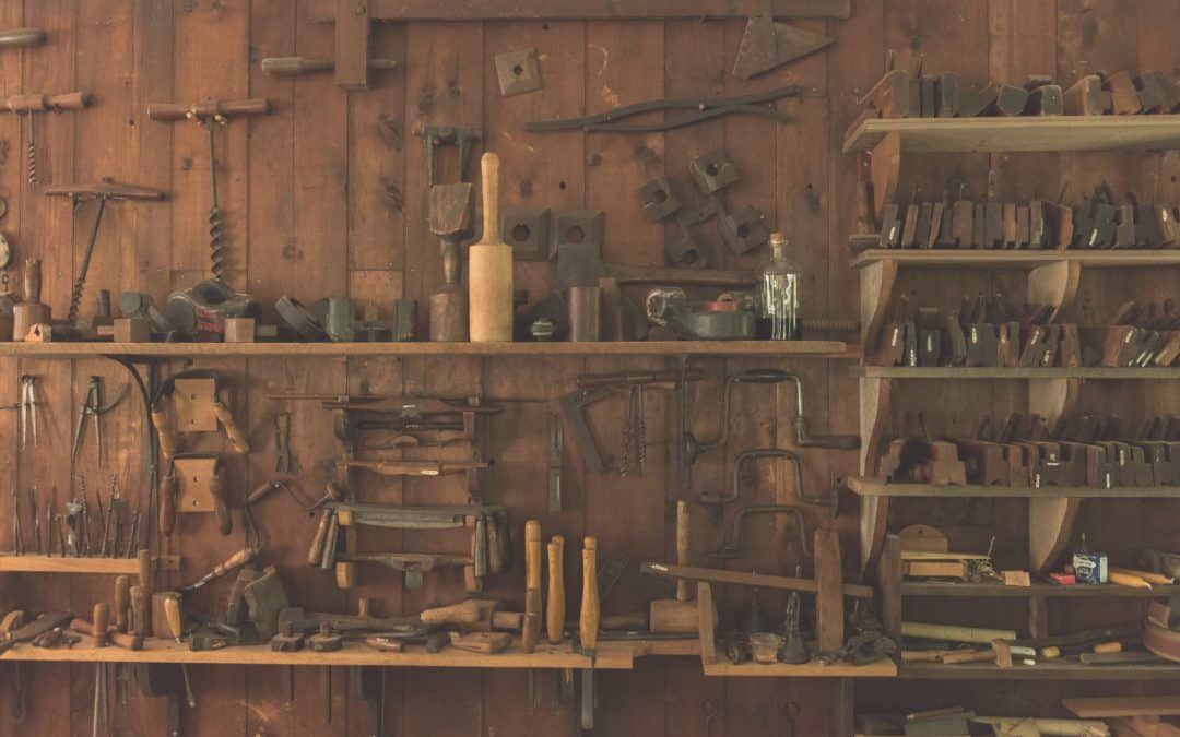 workshop with old tools