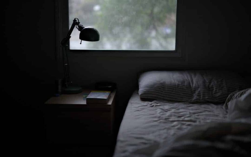 dark bedroom shot